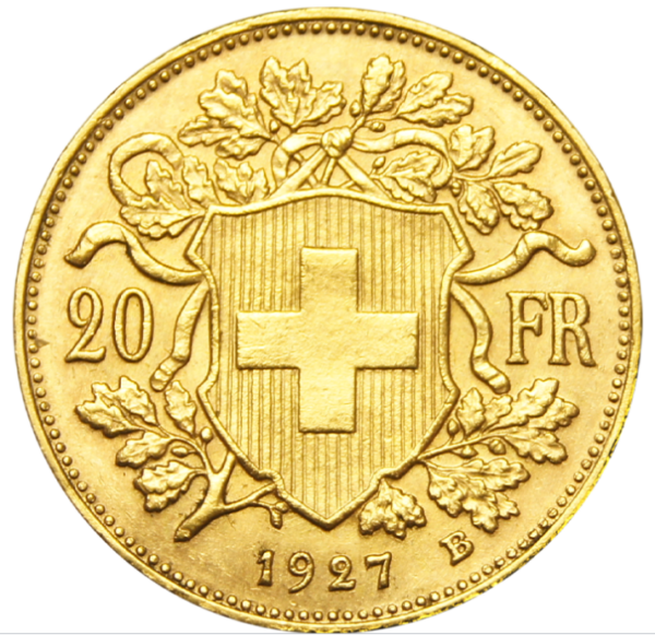 Gold-Vreneli 20 sFR