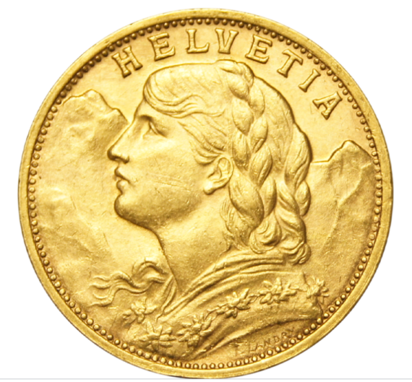 Gold-Vreneli 20 sFR